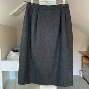 Vintage wool pencil skirt